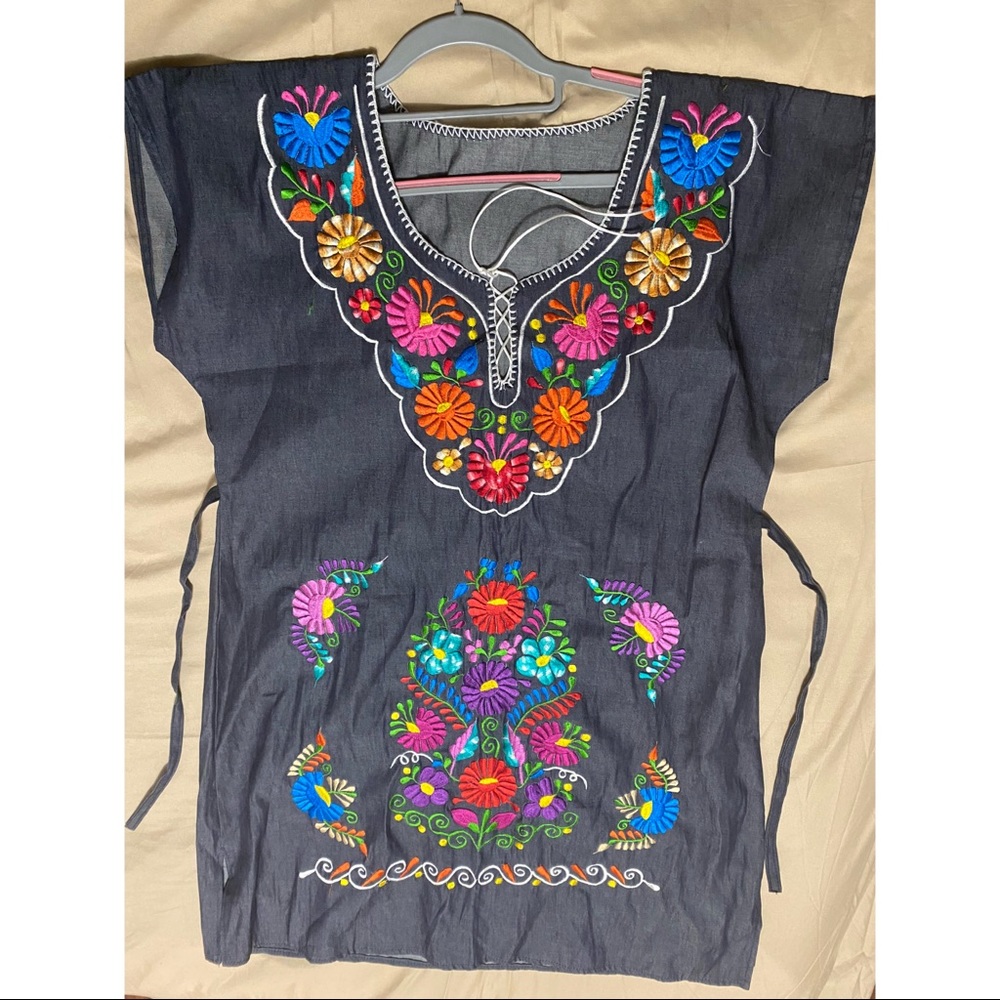 Mexican embroidered dress